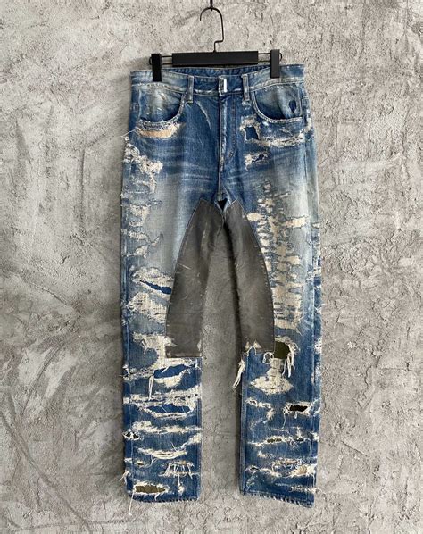 givenchy destroyed jeans